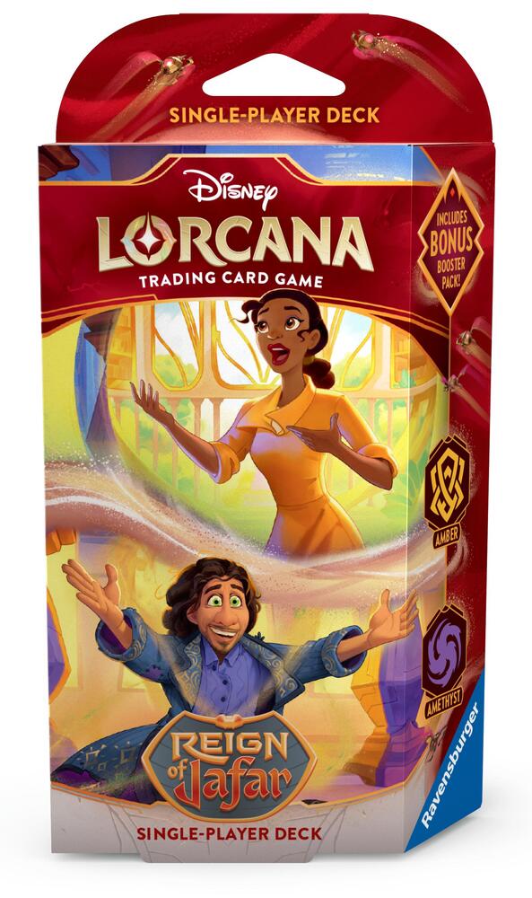 Disney Lorcana: Reign of Jafar Starter Deck (Amber & Amethyst) – Nicodemus  Cards & Gaming