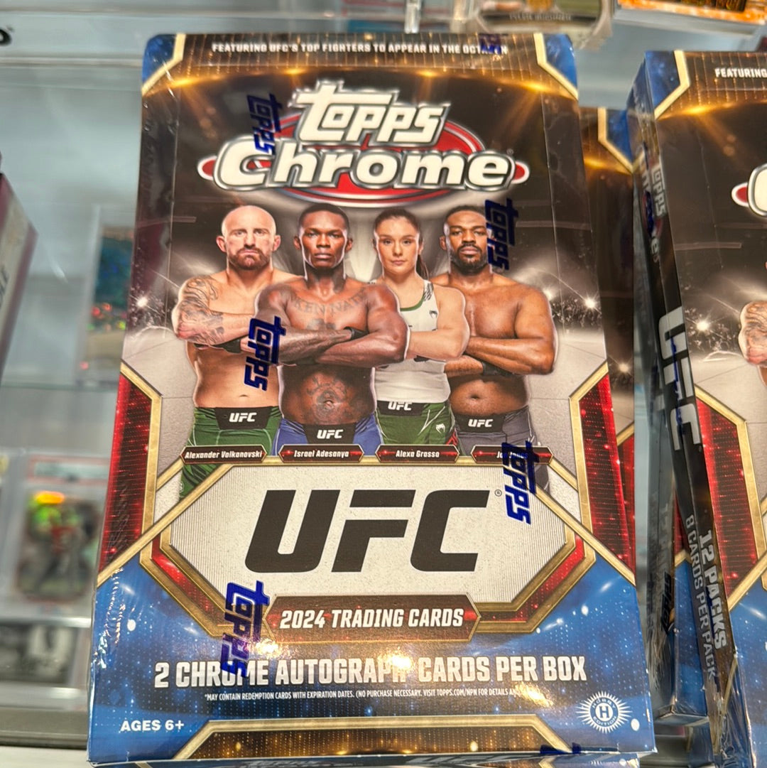 2024 Topps Chrome UFC Hobby Box Nicodemus Cards & Gaming