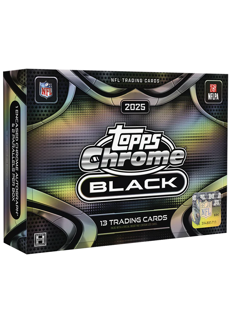 2025 Topps Chrome Black Football Hobby Box