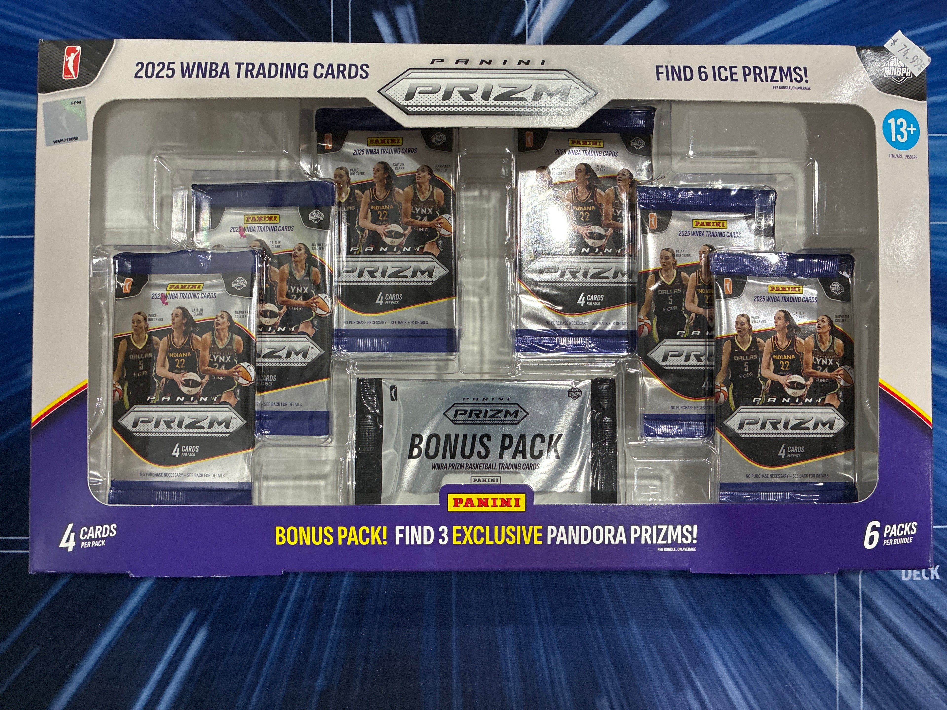 2025 WNBA Panini Prizm Costco Box