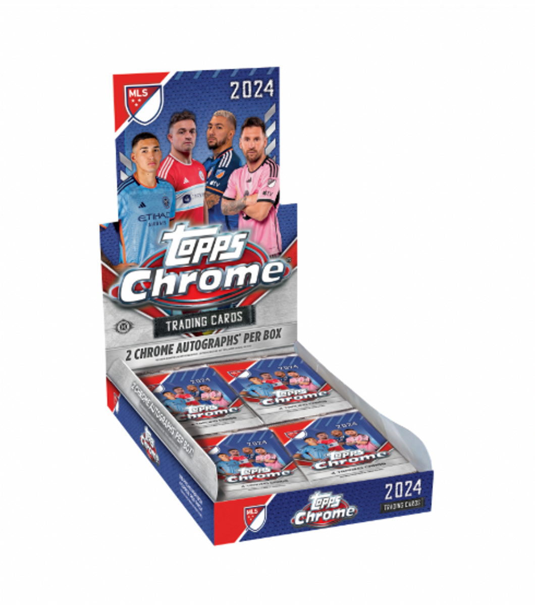 2024 Topps MLS Major League Soccer Chrome Hobby Box