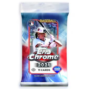 2024 Topps Chrome Update Series Baseball Hobby Jumbo Pack