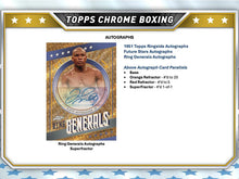Load image into Gallery viewer, 2024 Topps Chrome Boxing Hobby Box

