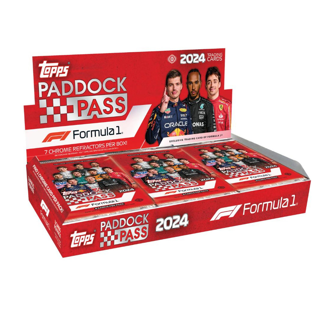 2024 Topps Paddock Pass F1 Hobby Box