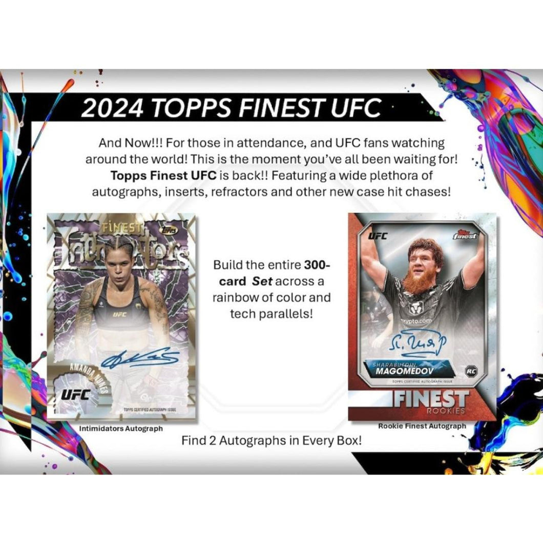 2024 Topps Finest UFC Hobby Box - PRE ORDER