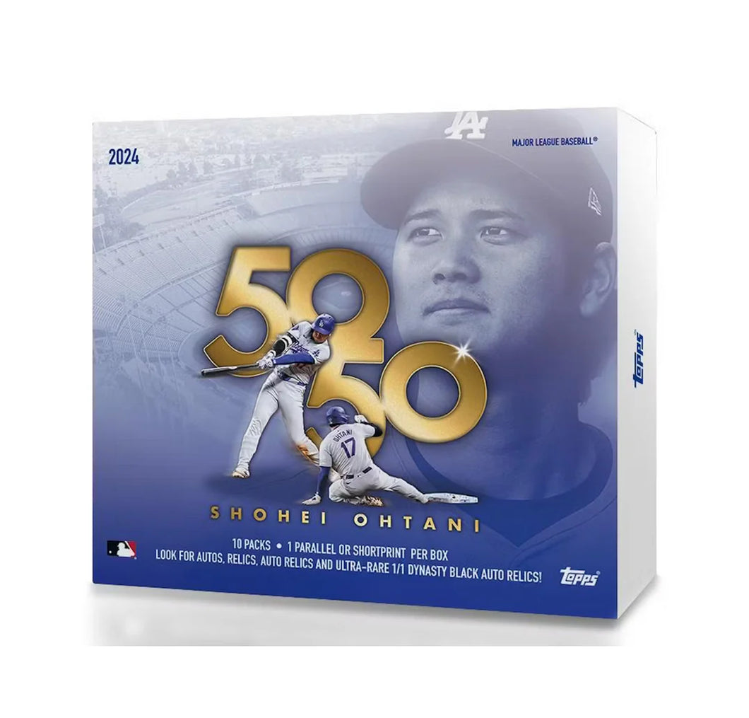 2024 Topps Shohei Ohtani 50/50 Pack-10 Pack Box