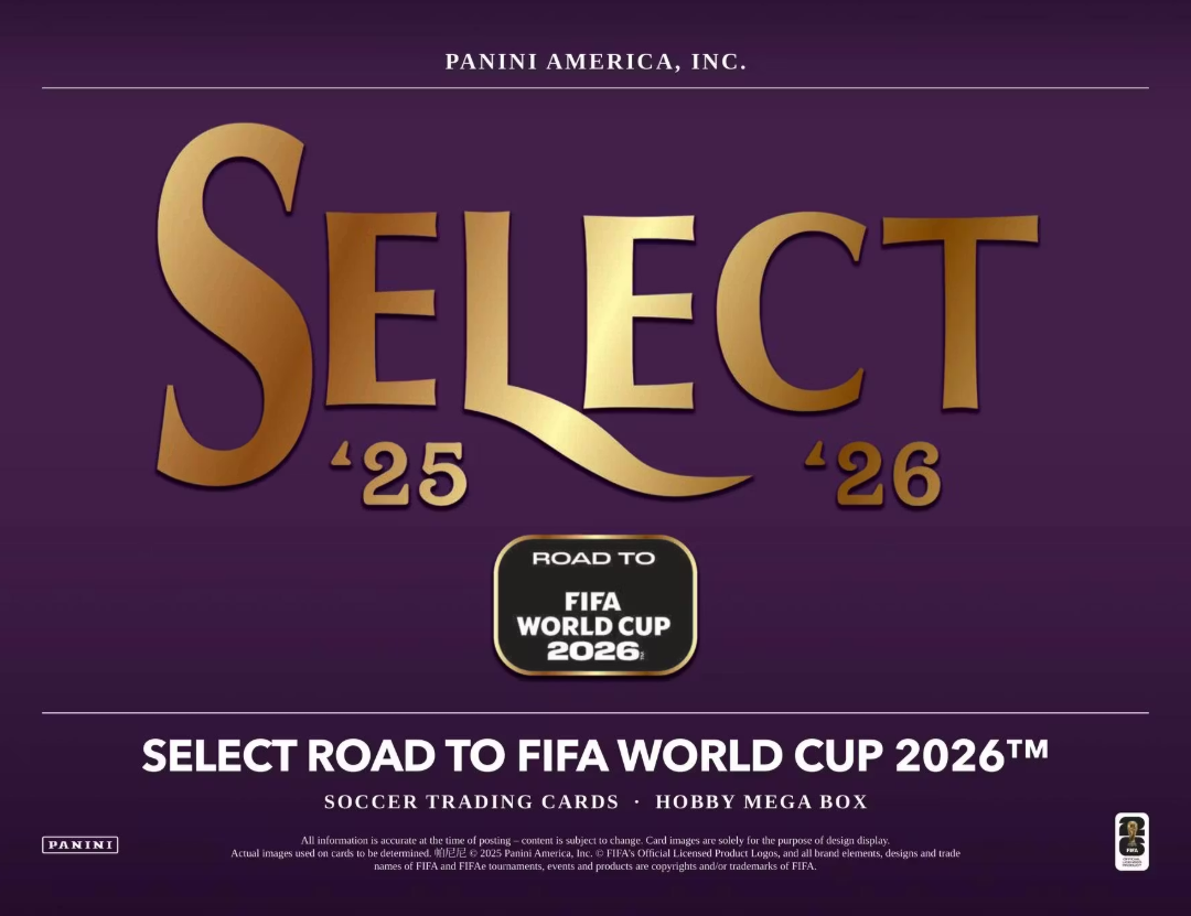2025-26 Panini Select Road to FIFA World Cup Soccer Mega Hobby Box