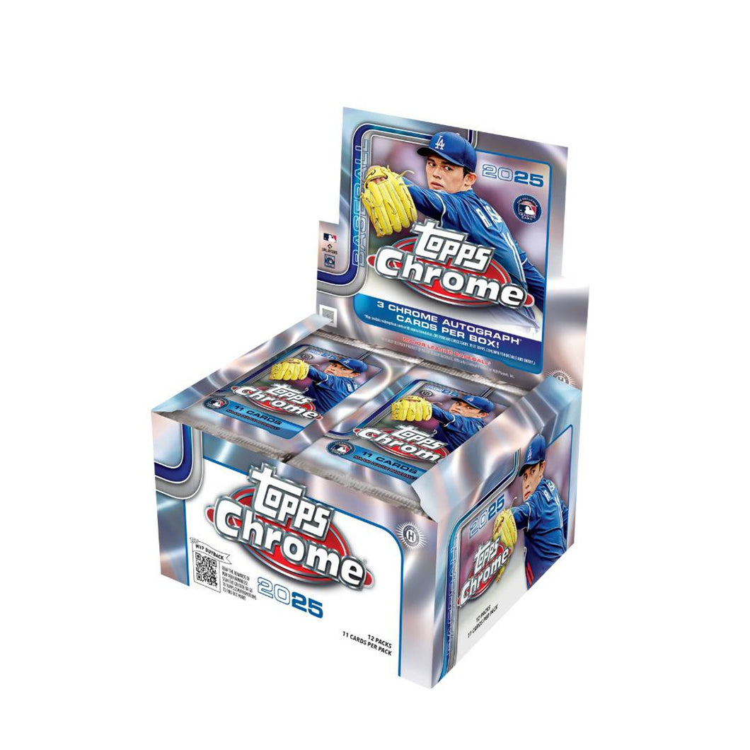 2025 Topps Chrome Baseball Jumbo Hobby Box