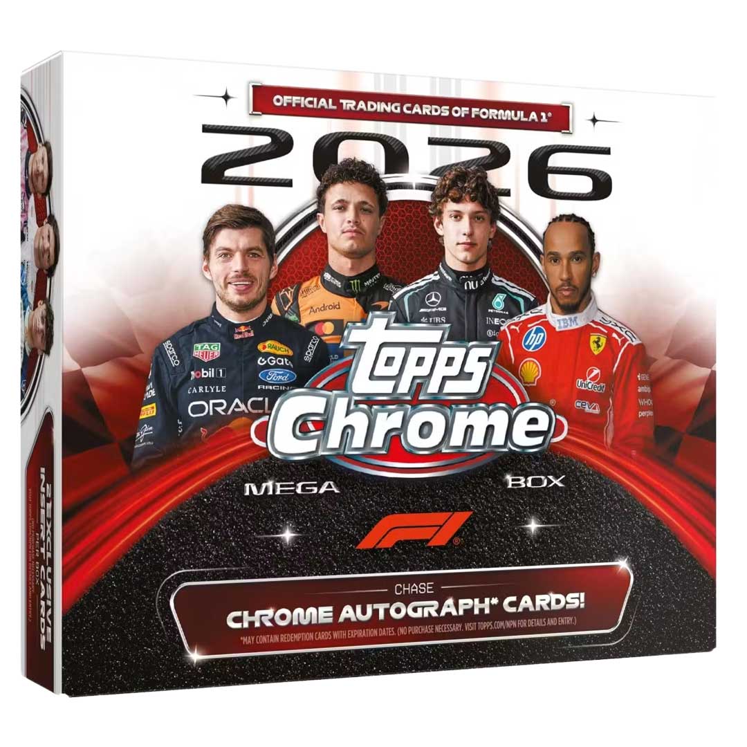 2026 Topps Chrome F1 Formula 1 Mega Box