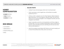 Load image into Gallery viewer, 2024/25 Panini Turkish Airlines Euroleague Crown Royale Basketball Hobby Box
