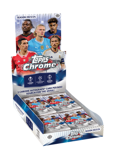 2023-24 Topps Chrome UEFA Club Competitions Hobby Box