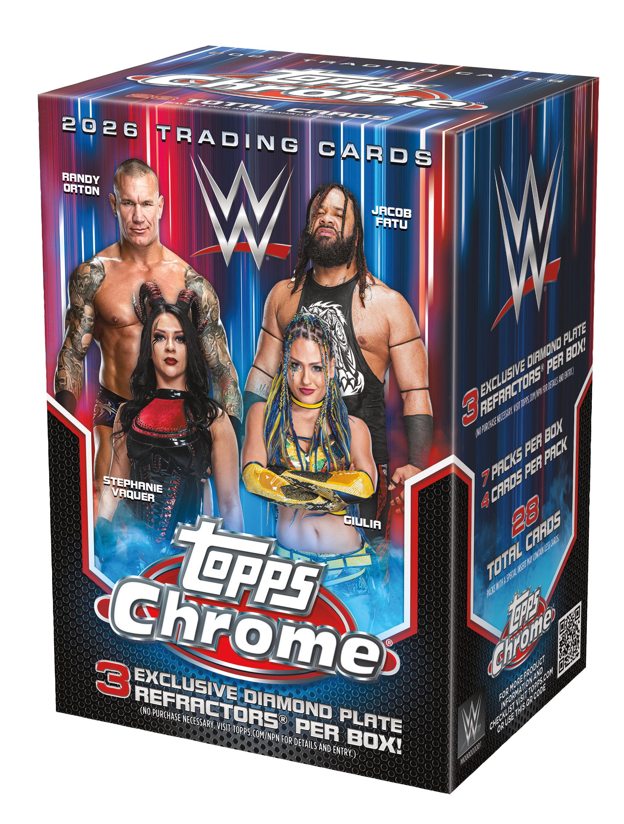 2026 Topps Chrome WWE Wrestling Blaster Box