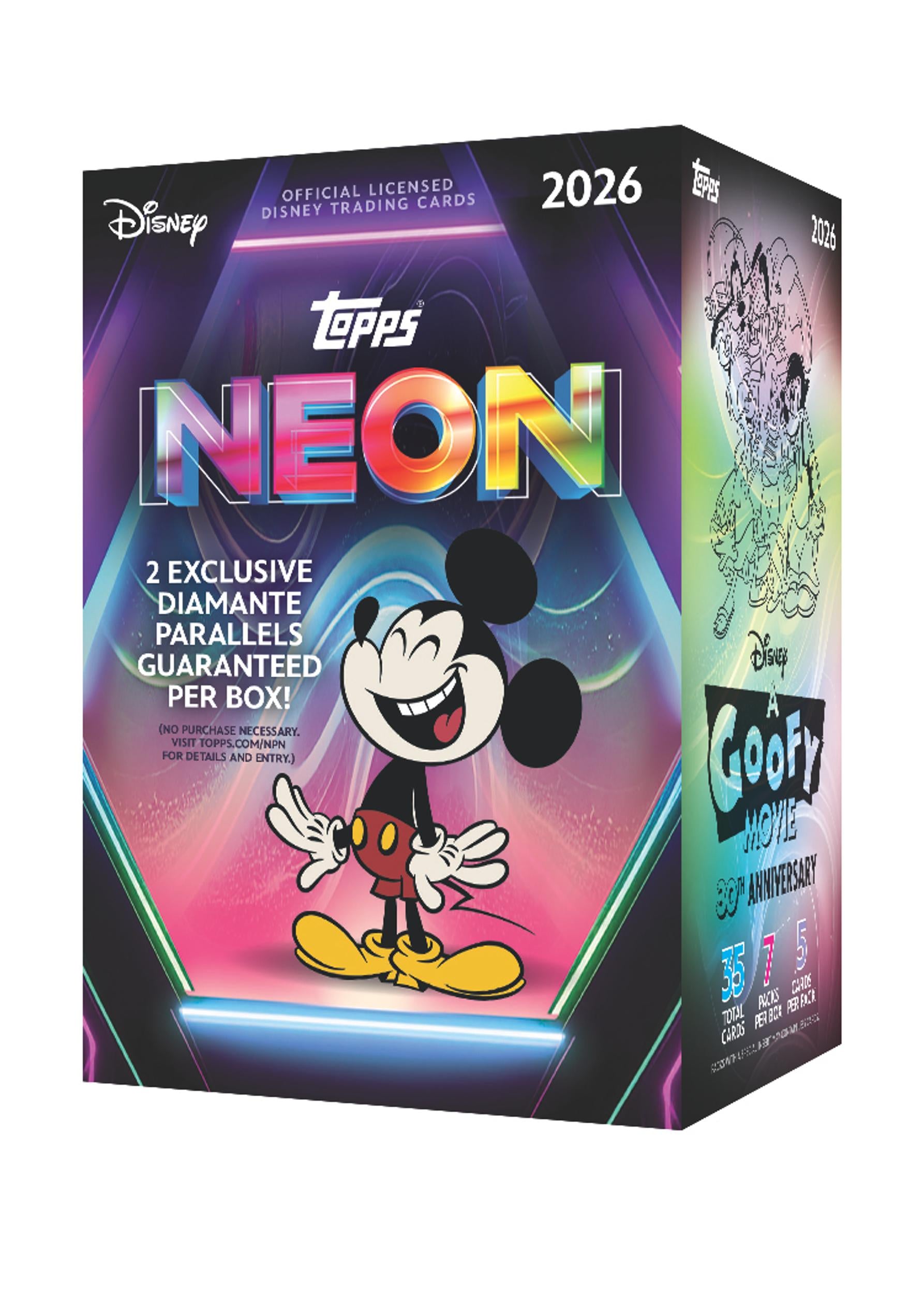 2026 Topps Disney Neon Blaster Box