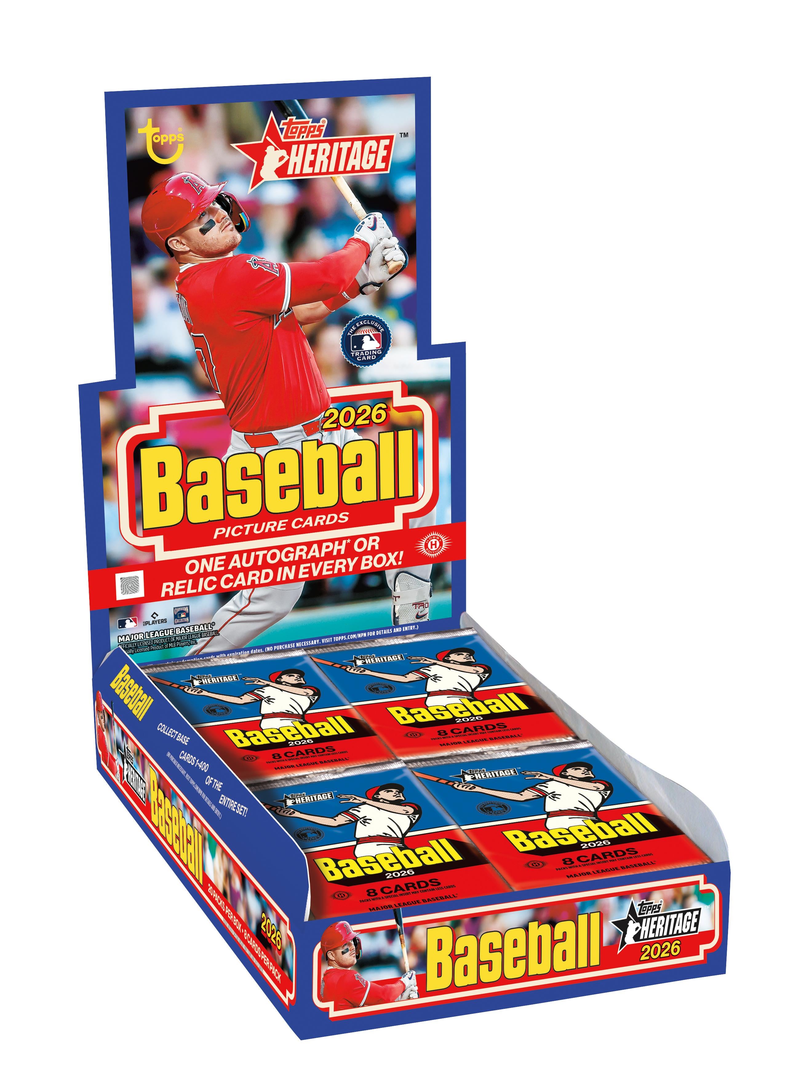 2026 Topps Heritage Baseball Hobby CASE (12 box)