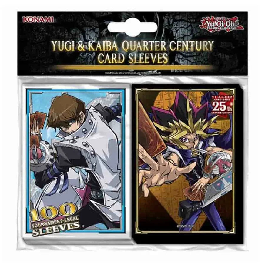 Yu-Gi-Oh! Yugi & Kaiba Quarter Century Card Sleeves (100-pack)