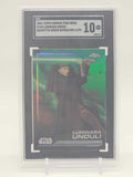 2024 TOPPS CHROME STAR WARS Luminara Unduli Green Refractor /99 SGC 100