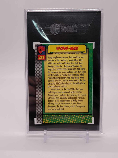 1998 Skybox Marvel: Silver Age Jack Kirby Tribute Spider-Man #JK5 SGC 81