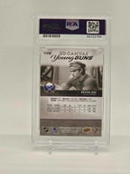 2023-24 UPPER DECK SERIES 2 #C228 DEVON LEVI YOUNG GUNS CANVAS BLACK SSP PSA 101