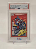 1990 Marvel Universe Captian America Motorcycle #31 PSA 90