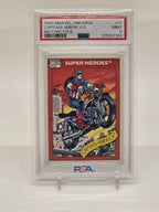 1990 Marvel Universe Captian America Motorcycle #31 PSA 90