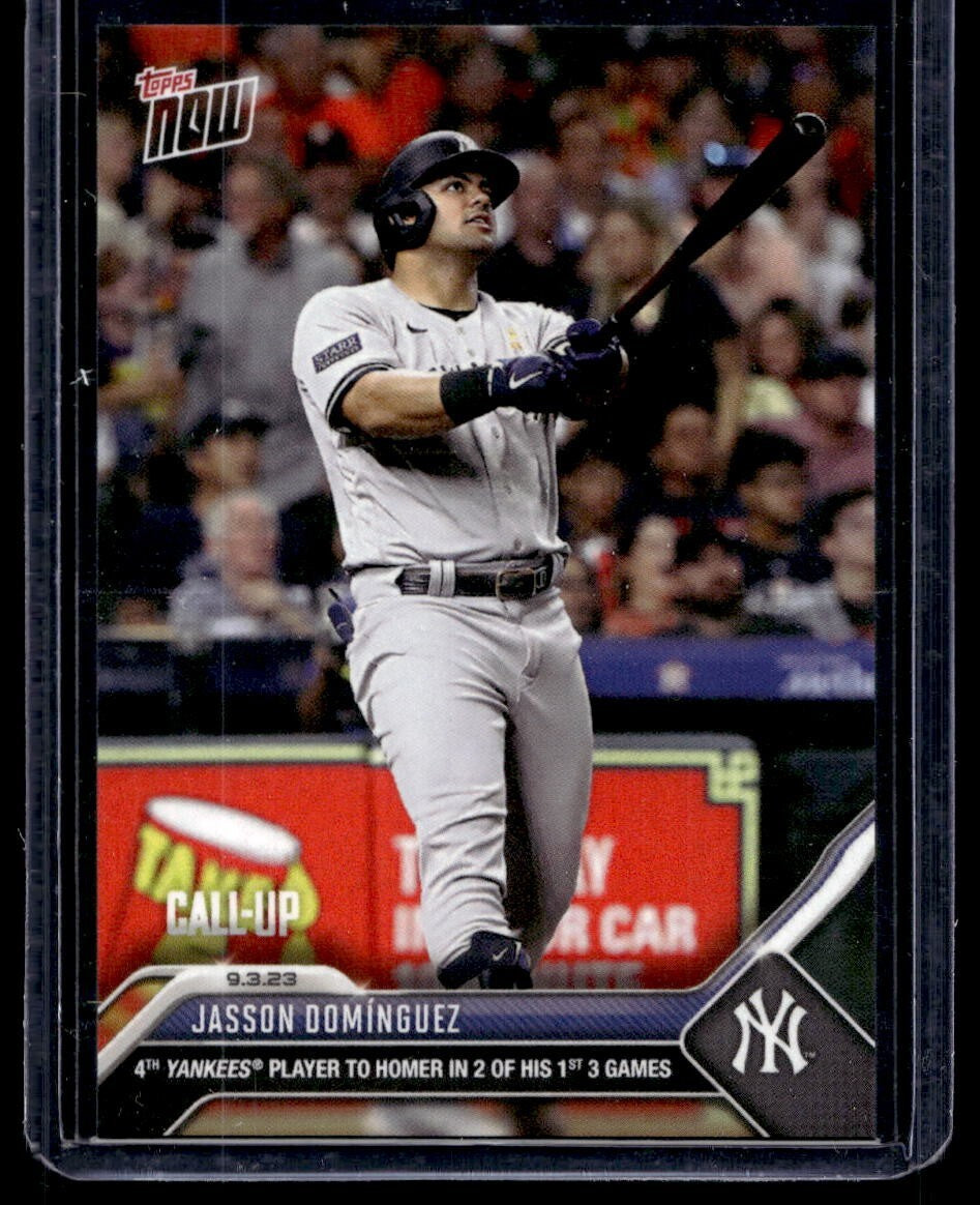 2023 TOPPS NOW MLB CALL-UP CARD NEW YORK YANKEES JASSON DOMINGUEZ #8120
