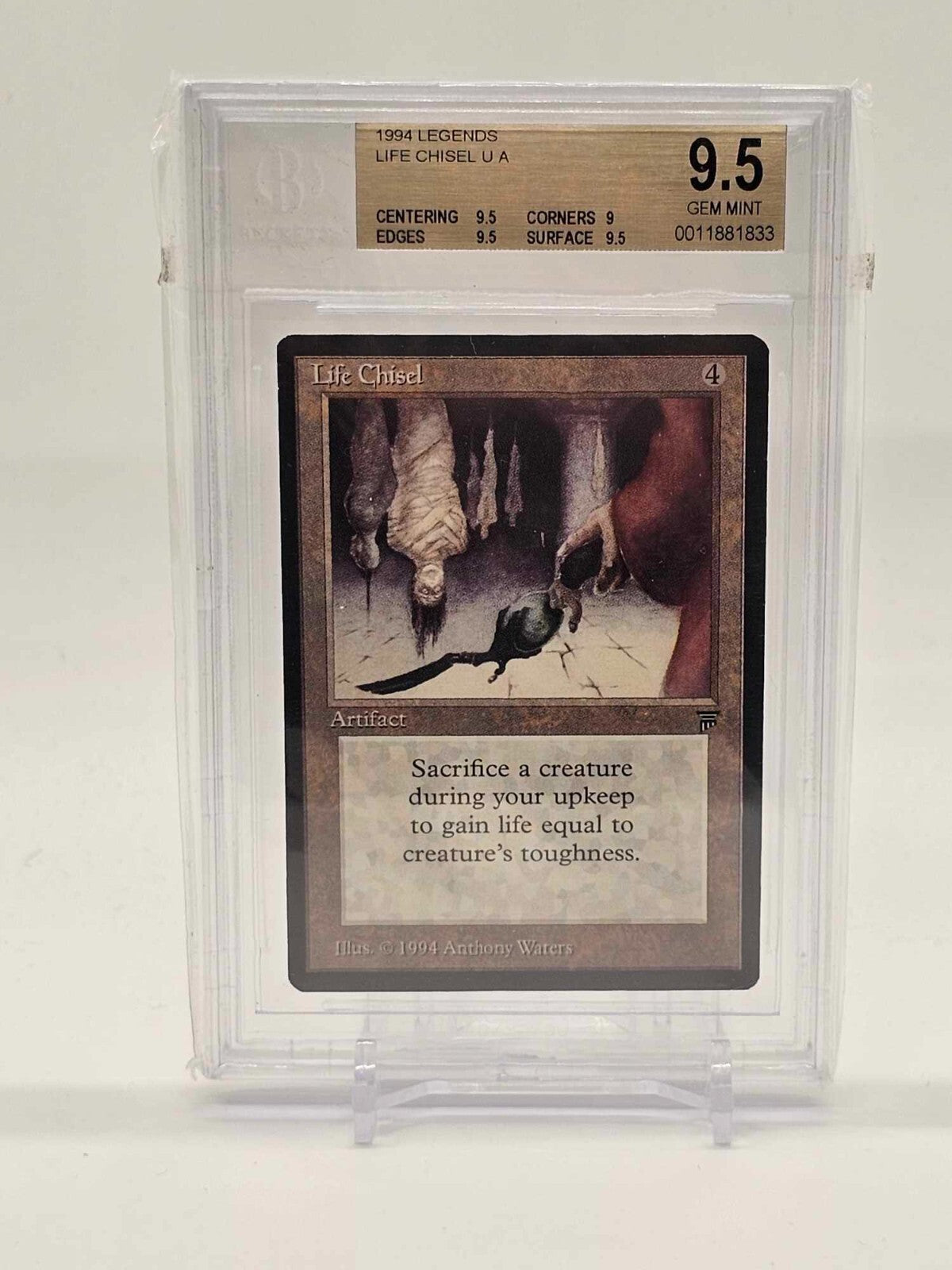 1994 Magic the Gathering Legends Life Chisels BGS 9.50