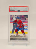2024-25 Upper Deck Series 1 Lane Hutson #229 Clear Cut Young Guns SSP RC PSA 90