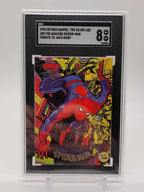 1998 Skybox Marvel: Silver Age Jack Kirby Tribute Spider-Man #JK5 SGC 80