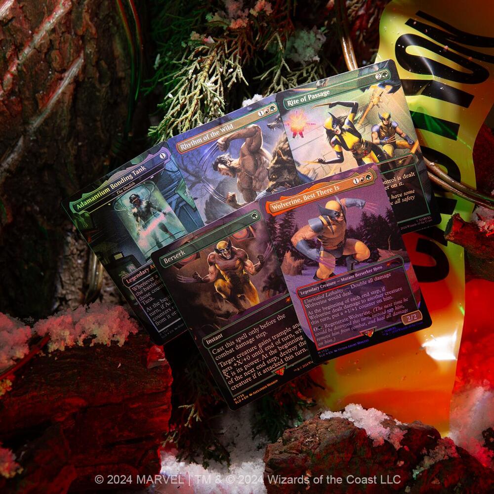 Secret Lair Drop: Secret Lair x Marvel's Wolverine - Rainbow Foil Edition