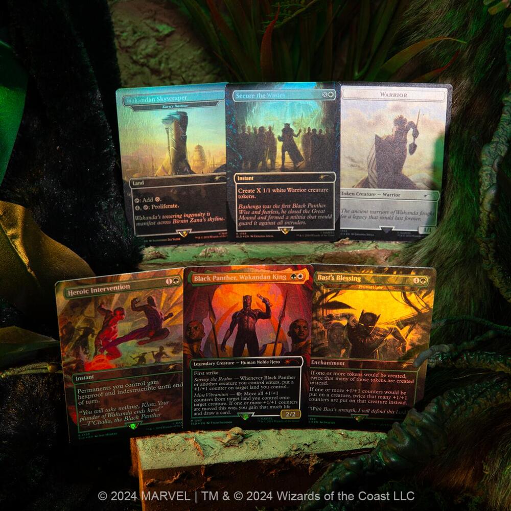 MTG: Secret Lair Drop: Secret Lair x Marvel's Black Panther - Rainbow - Foil Edition