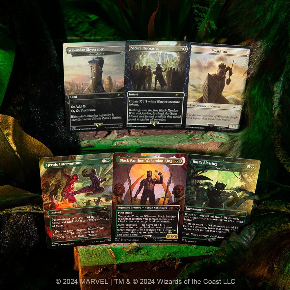 MTG: Secret Lair Drop: Secret Lair x Marvel's Black Panther - Non-Foil Edition