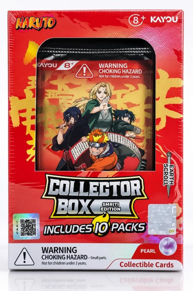 Naruto-Smriti Collectible Cards-Earth Scroll-Collector Box