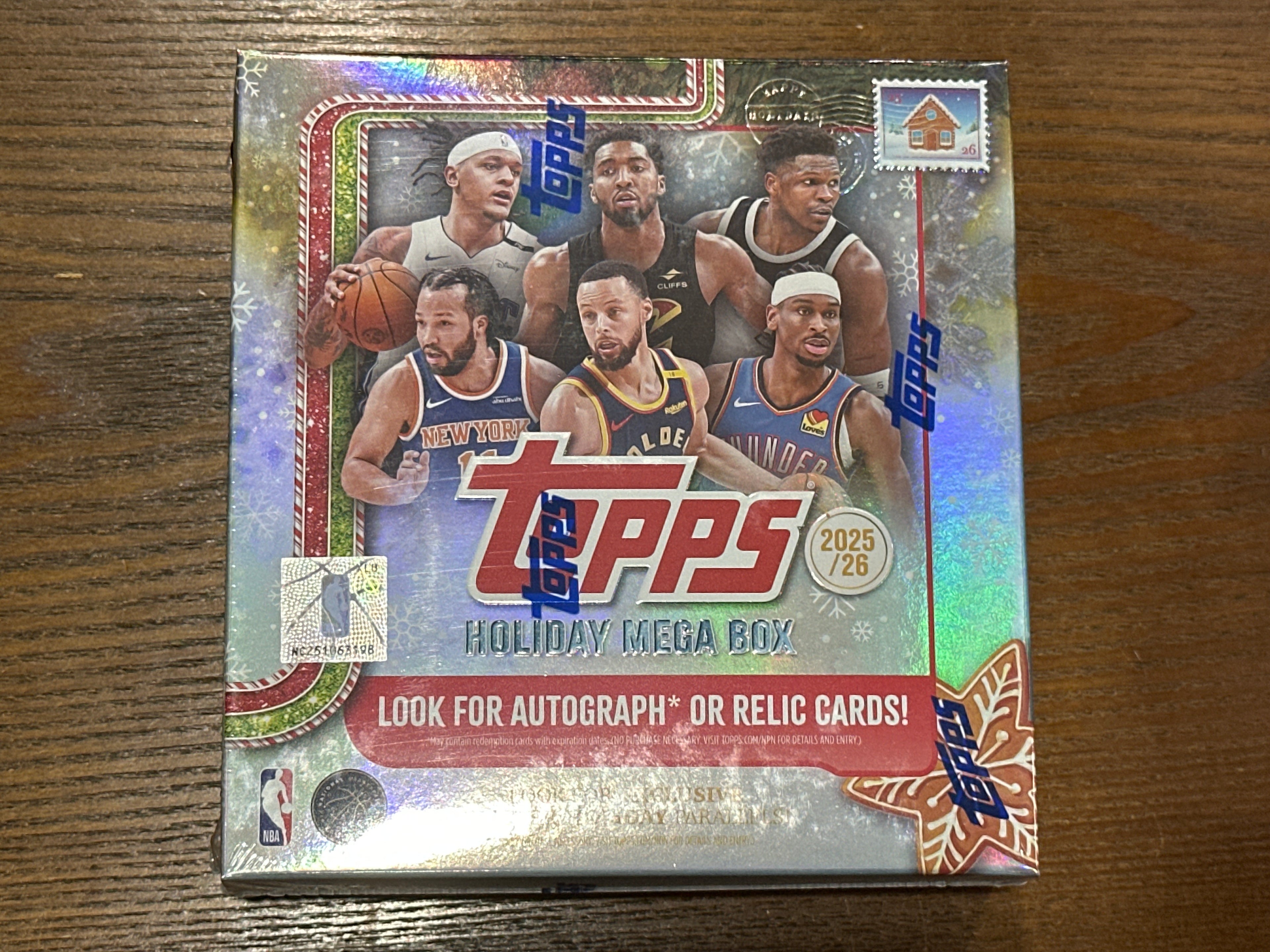 2025/26 Topps Holiday Basketball Mega Box