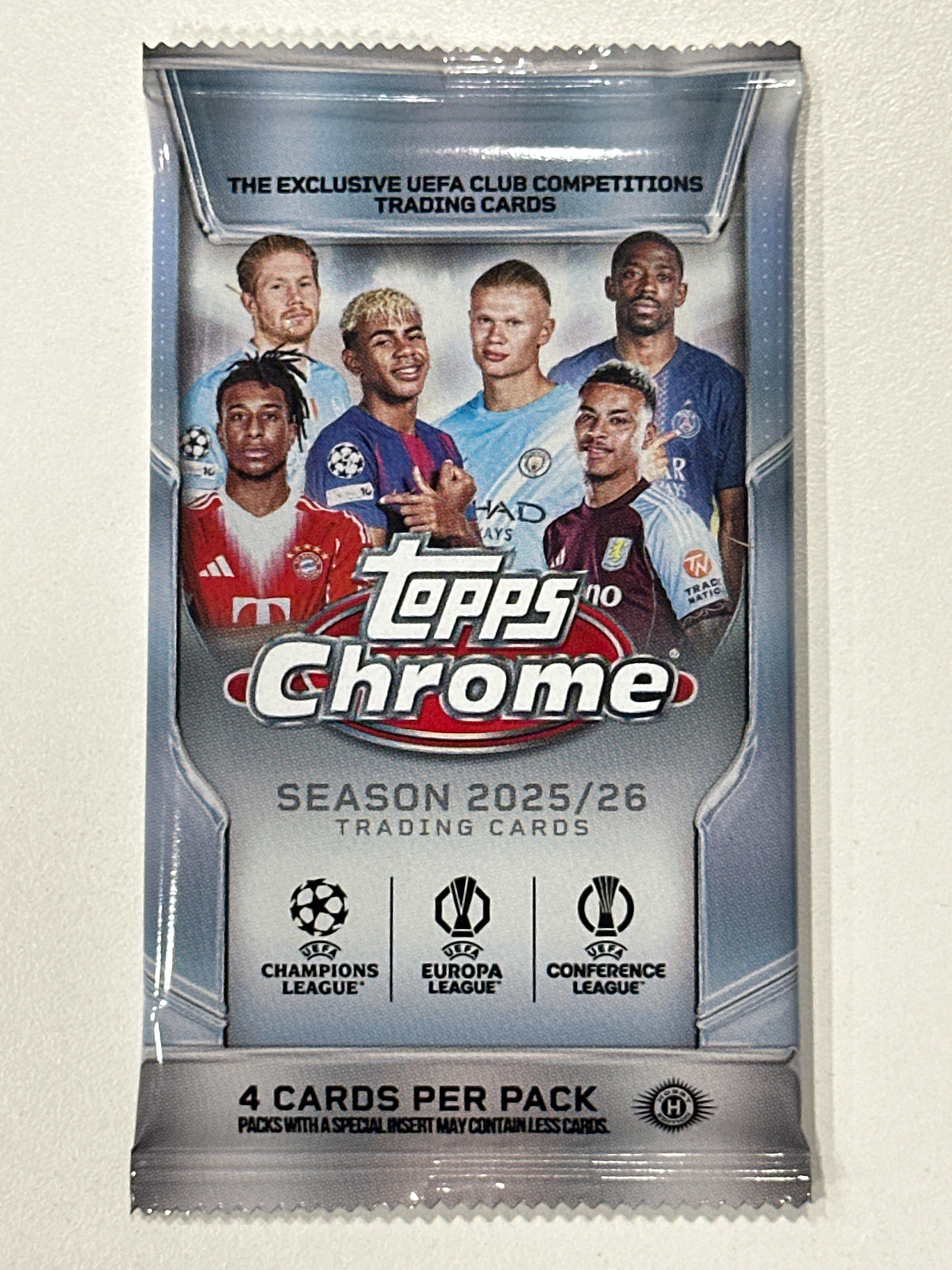 2025/26 Topps Chrome UEFA Soccer Hobby Pack