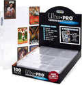 Ultra Pro Platinum 9-Pocket Binder Pages, 100 Pages