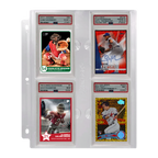 4-Pocket Page for Graded PSA Slabs