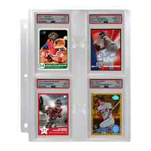 Load image into Gallery viewer, 4-Pocket Page for Graded PSA Slabs
