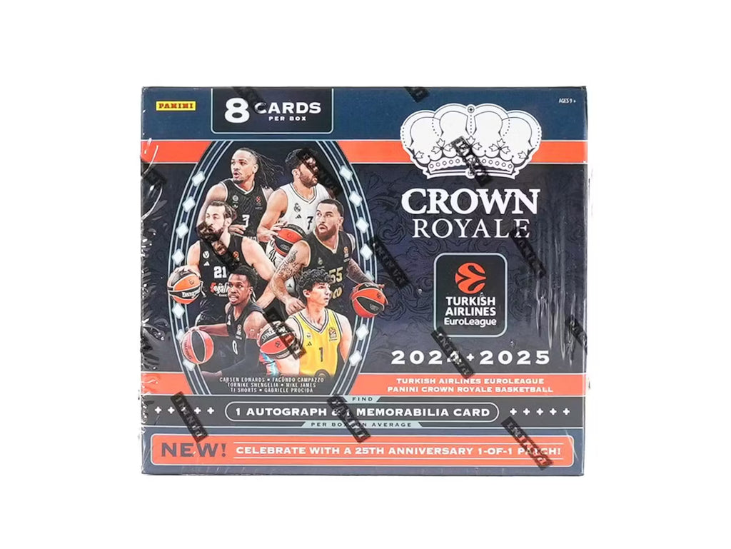 2024/25 Panini Turkish Airlines Euroleague Crown Royale Basketball Hobby Box