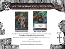 Load image into Gallery viewer, 2025 Topps Chrome WWE x Cactus Jack Hobby Box
