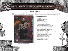 Load image into Gallery viewer, 2025 Topps Chrome WWE x Cactus Jack Hobby Box
