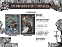 Load image into Gallery viewer, 2025 Topps Chrome WWE x Cactus Jack Hobby Box
