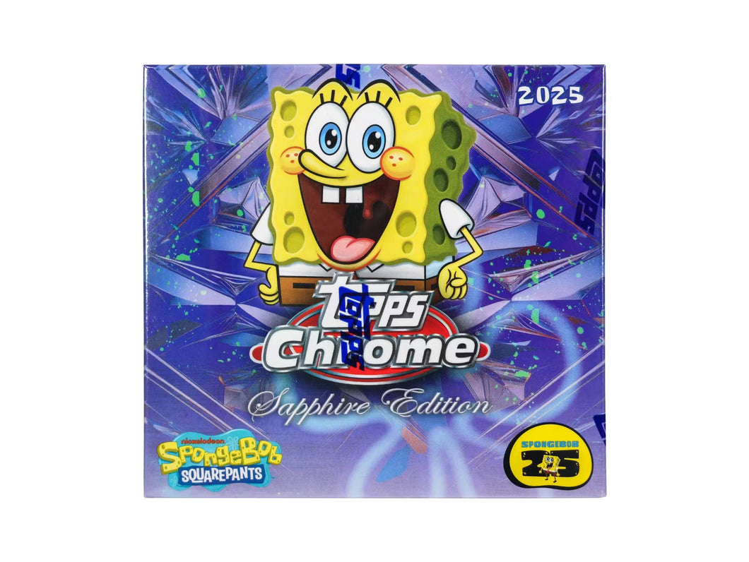 SpongeBob SquarePants Chrome Sapphire Hobby Box (Topps 2025)