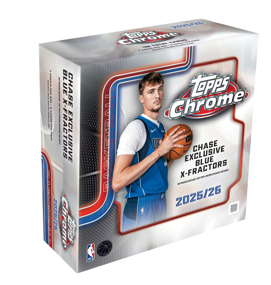 2025/26 Topps Chrome Basketball Mega Box