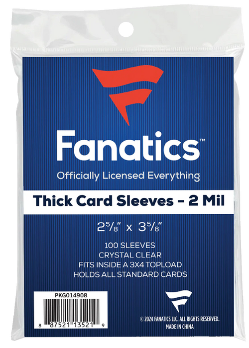 100 Count Fanatics Card Soft Sleeved Nicodemus Cards & Gaming 100 Count Fanatics Card Soft Sleeved Nicodemus Cards & Gaming