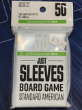 Just Sleeves Board Games Standard American 50 Sleeve Pack
