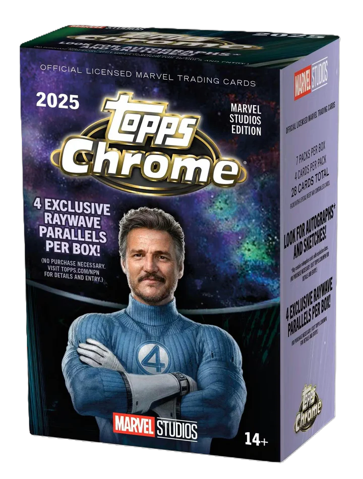 2024/25 Topps Chrome Marvel Studio Value Blaster Box