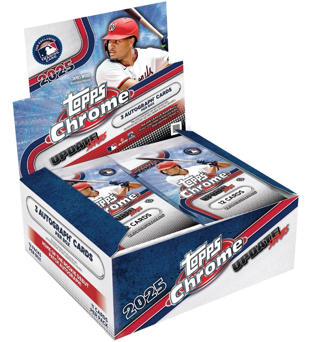 2025 Topps Chrome Update Baseball Jumbo Hobby Box
