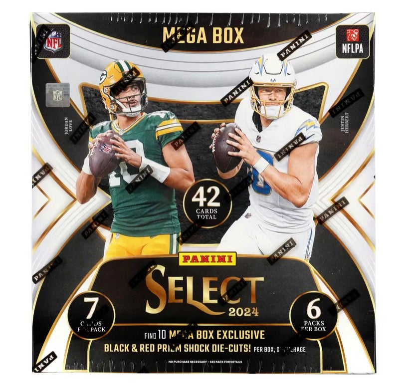 2024 Panini NFL Select Football Trading Card Mega Box