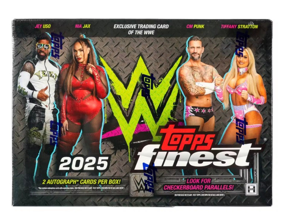 2025 Topps Finest WWE Hobby Box