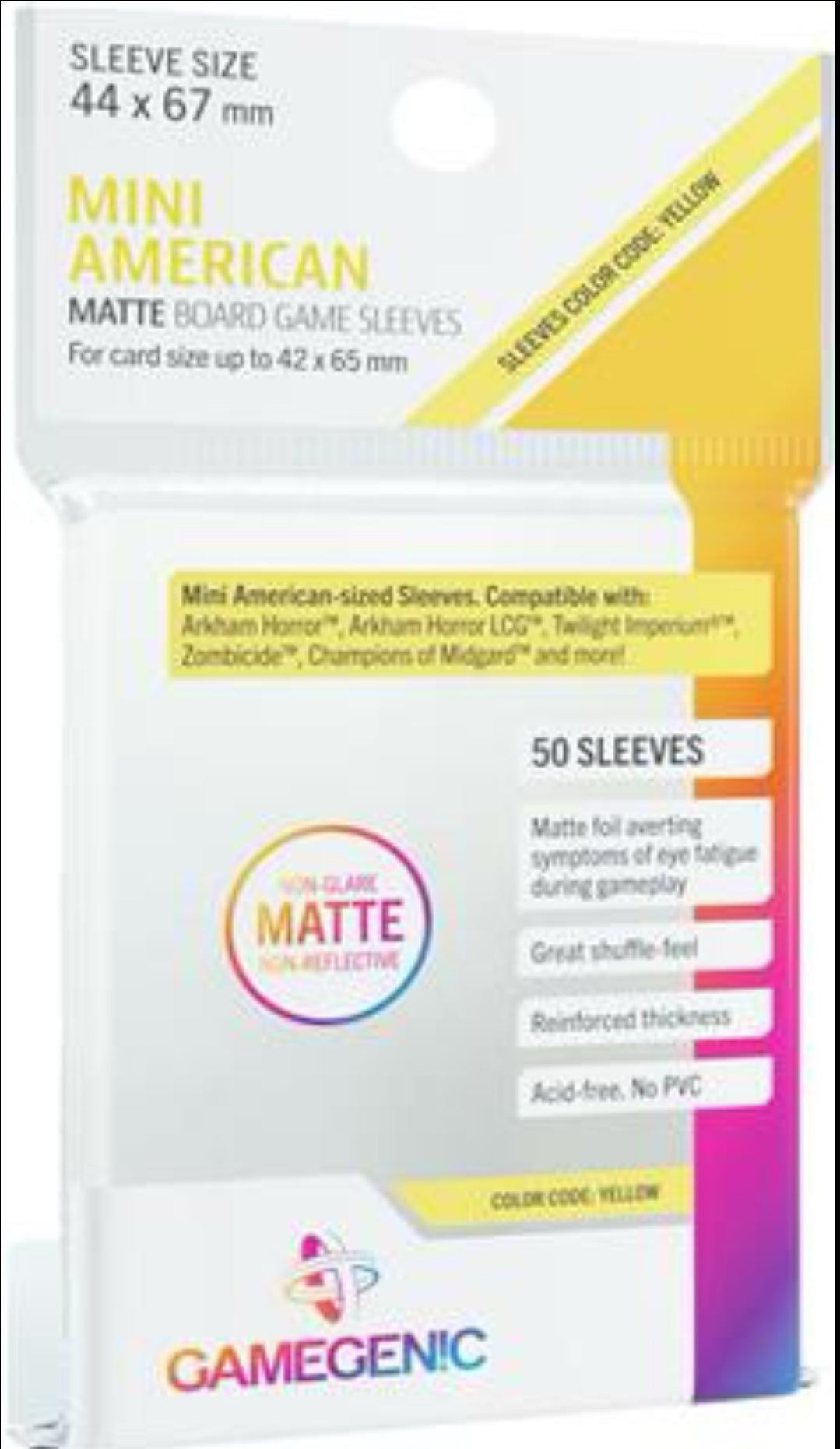 MATTE Prime Sleeves - Game Supplies